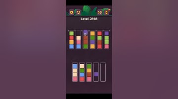 Complete Block King Sort Puzzle Level 2816 to Level 2820