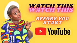 13 THINGS I WISH I KNEW BEFORE STARTING YOUTUBE!! VERY IMPORTANT!!! 🤯🙆🏾‍♀️