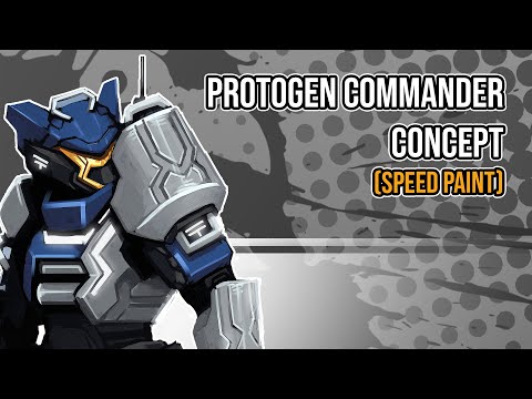 Protogen Commander Concept (speedpaint)