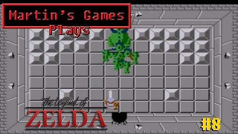 The Legend of Zelda - Dungeon 8 (NES Game Play)