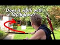 Curving arrows with a war bow