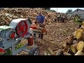 Homemade Log Splitting Wood Processing Machines | Firewood & Log Splitter | Firewood Processor