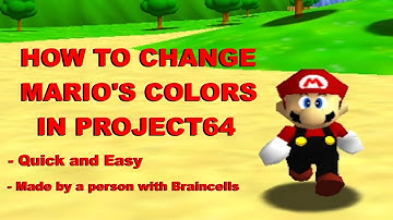 How to change Mario