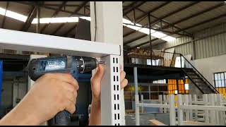 assembling demonstration of ESD table