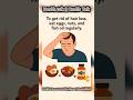 To get rid of hair loss eat eggs, nuts and fish oil regularly. #hairfallsolution #egg #nuts #fishoil
