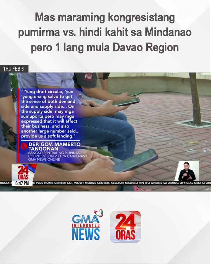 Mas maraming kongresistang pumirma vs. hindi kahit sa Mindanao pero 1 lang mula Davao... | 24 Oras