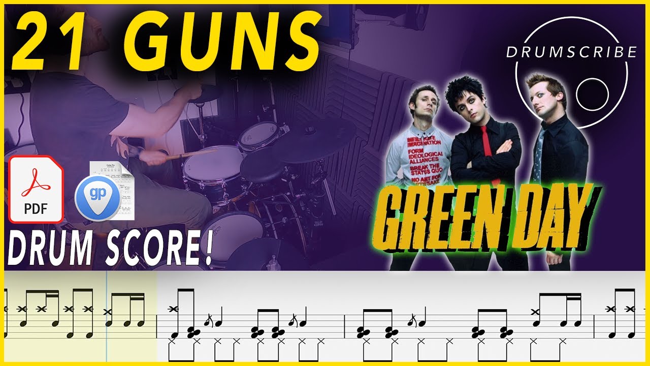 Drum Tabs Of 21 Guns Play Official Version Of 21 Guns Sheet Music By