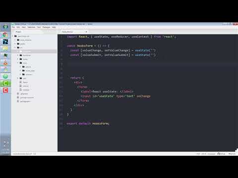 18  creating a form with React Hooks