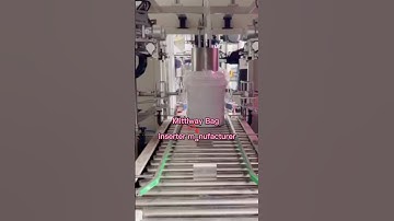 Automatic bag in box inserter poly bag in pail inserter machine packing chemical enginering drum