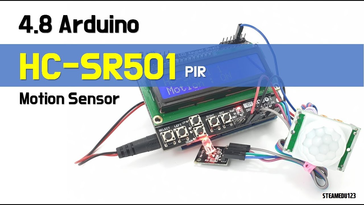 4.8. [SENSOR] ♡ Arduino HC-SR501 PIR Motion Sensor - YouTube