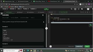 Factorial using iterative and recursion