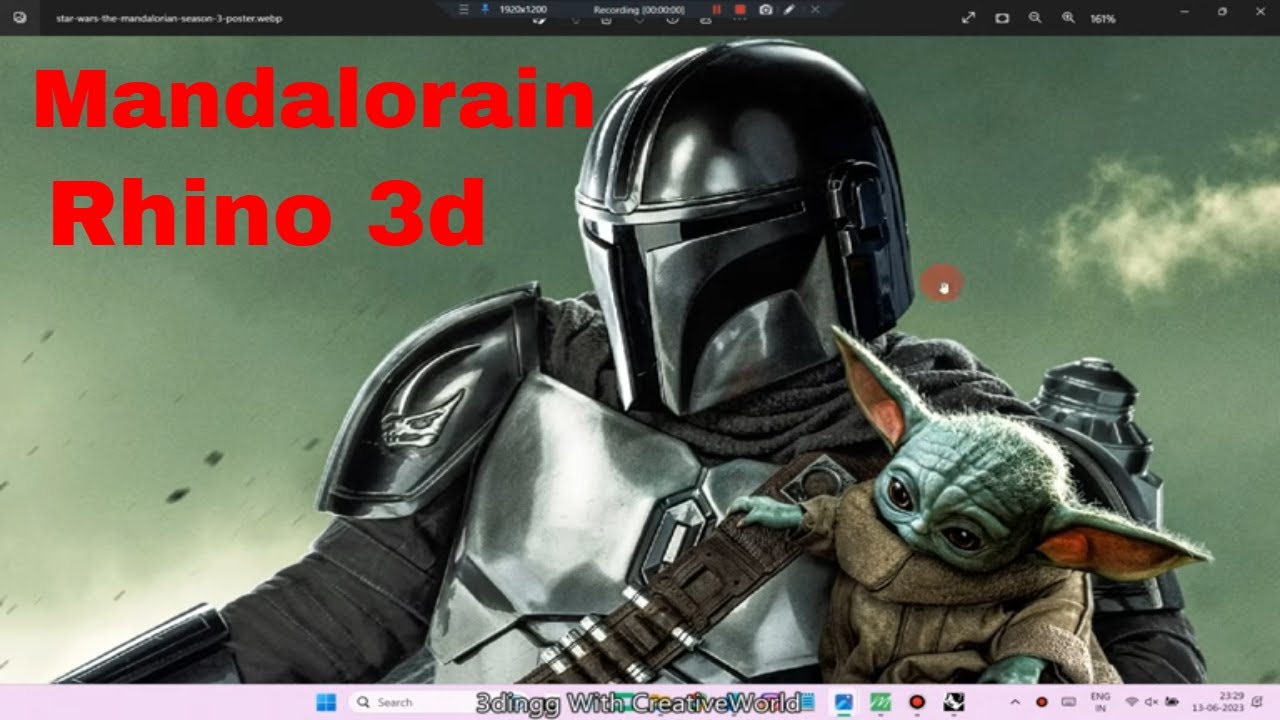 Rhino 3d | Mandalorian Helmet in Rhino3d | Character design in Rhino3d ...