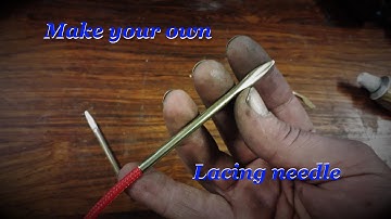 How to make lacing needle - or "Paracord fid"??