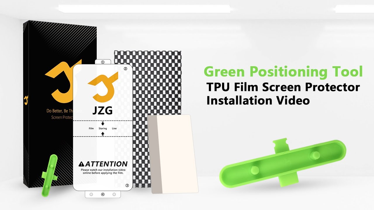 Image result for JZG TPU Film Screen Protector Installation Video with Positioning Tool ...