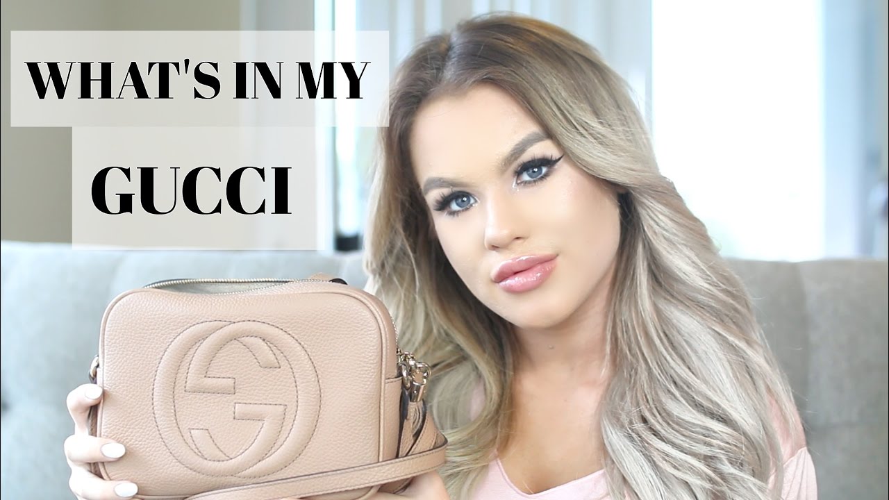 What&#39;s In My Bag Gucci Soho Disco Bag - YouTube