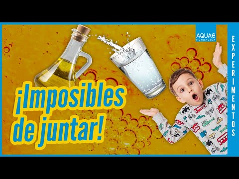 Video: ¿Dónde son inmiscibles el aceite y el agua?