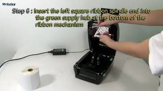 GoDEX RT860i & RT863i 4″ Thermal Transfer Printers – Media & Ribbon Loading | McAuley Labels
