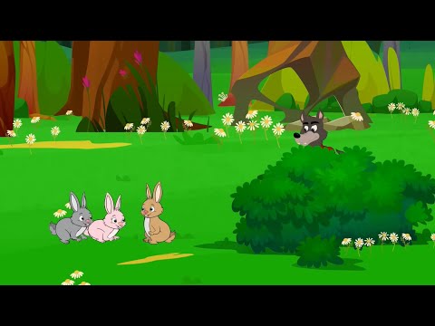 Sói Độc Ác Và 3 Chú Thỏ - Truyện cổ tích Truyện hoạt hình - Vietnamese Fairy Tales