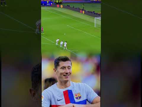  هدف اول اليوم ليفاندوفسكي   بيدري ليفاندوفسكي برشلونة