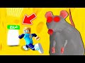 فيلم روبلوكس اتحبسنا داخل الجبنه مع الفار المجنون لازم نهرررررب 