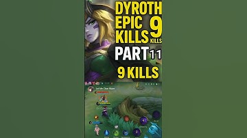 💥 Savage Dyrroth Kills 😱 Part 11/14 | #mlbb #shorts