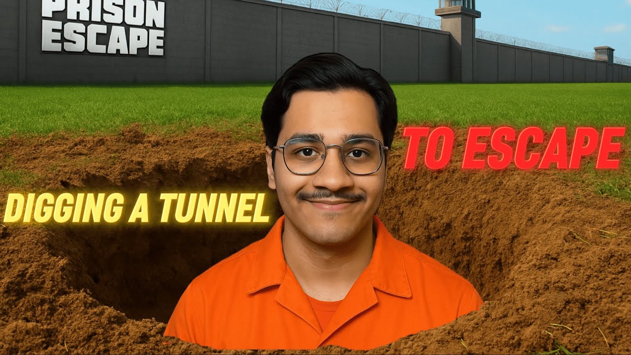 I Tried ESCAPING Prison by Digging a Tunnel…” | PRISON ESCAPE SIMULATOR DIG OUT | PART 1