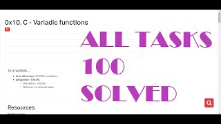 0x10. C - Variadic functions #alxsoftwareengineering #alx #alxafrica