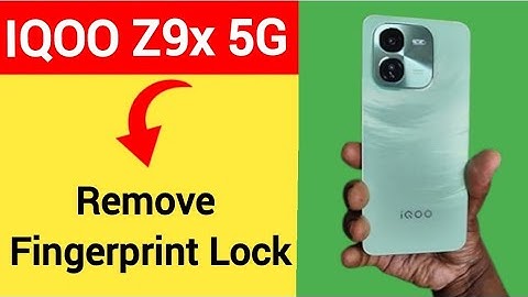 IQOO Z9x 5G me fingerprint lock Kaise hataye, how to remove fingerprint lock
