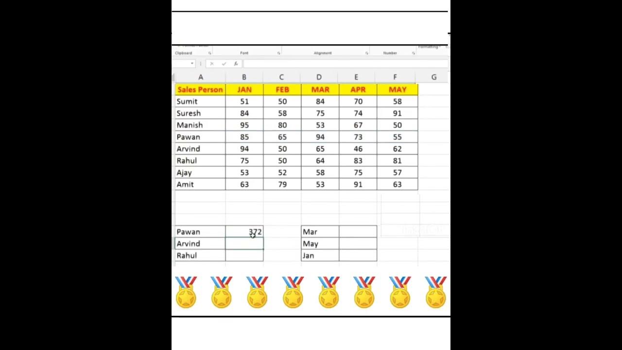 How to Use CTRL+SHIFT+F3 in excel YouTube