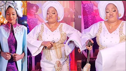 See Millionaire Sparkling Dress Toyin Abraham Rock To Ayinla Movie Premiere & Show Off Her Dance