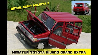 REPLIKA / MINIATUR TOYOTA KIJANG GRAND EXTRA  1995 LGX.