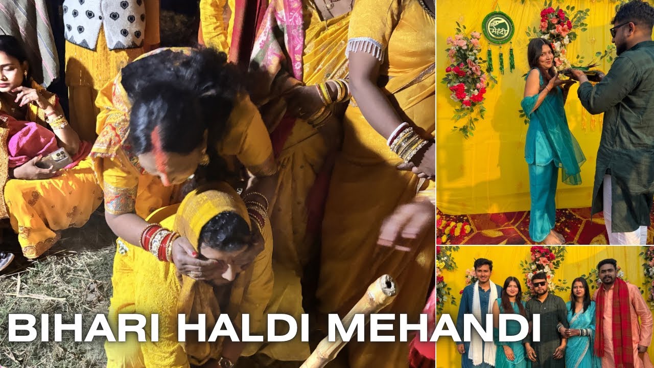 Real Bihari Matkor & Mehandi 💛 Emotional Village Wedding Moments | Bihar Shaadi Rituals