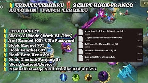 UPDATE ‼️ SCRIPT HOOK FRANCO AUTO AIM |  PATCH TERBARU