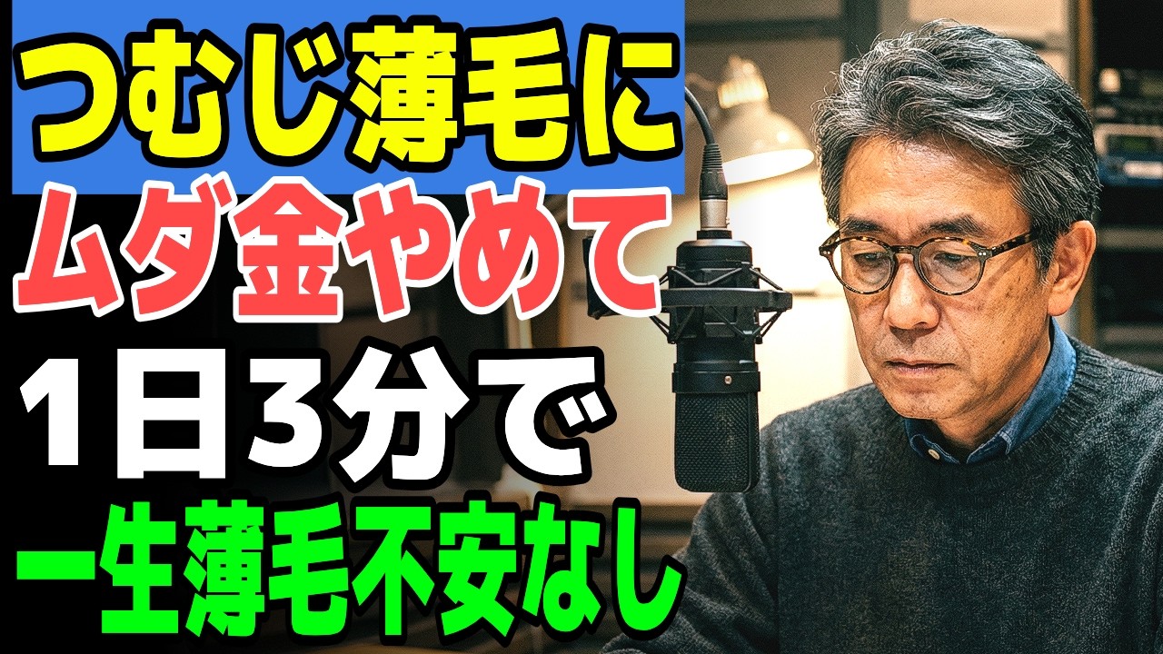 【白髪・薄毛対策】病院に行くか悩んでいた人が始めた頭皮ケア、1日5分で髪が変わった