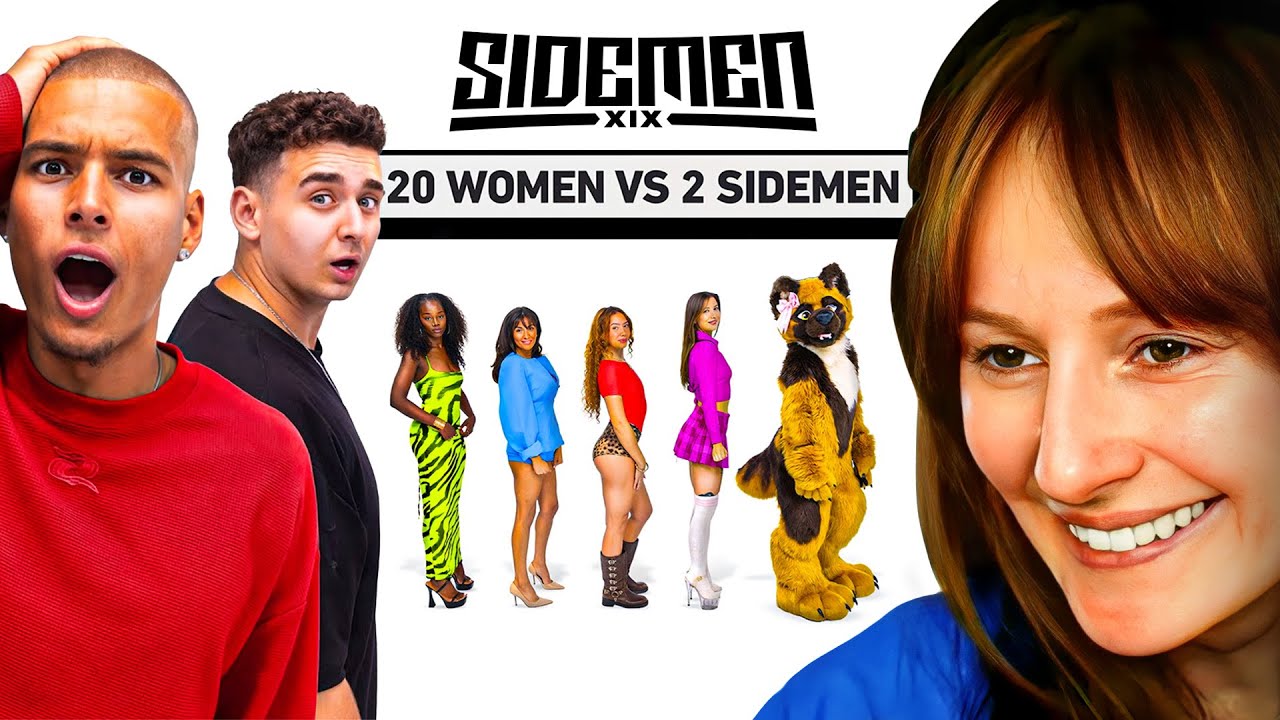 Freya Reacts to 20 WOMEN vs 2 SIDEMEN: MARLON & LACY EDITION