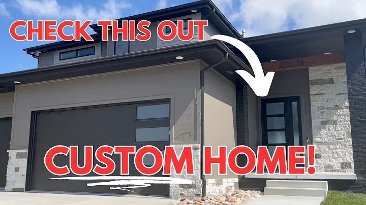 New Construction CUSTOM Home Tour in Elkhorn, NE | John Caniglia Homes
