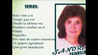 Video thumbnail of "Sandra Cázares "Solo vine a ti""