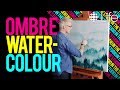 Ombre Watercolour Landscape | In The Studio with Steven Sabados | CBC Life