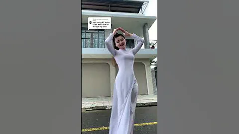 Con gái mặc áo dài mỏng | Girls in thin tunics | #shorts #tvtuan