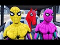Pro 5 spiderman surprise horse with dancing in car ride  dance challenge rainbow spiderman game