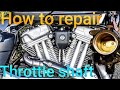 How to repair throttle shaft on Harley - Davidson - XR 1200