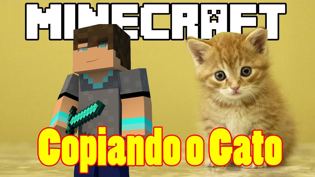 Minecraft Hardcore Games // Copiando o gato feat GabrieloGamer