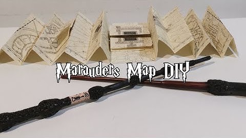 How to do the Marauders Map // DIY // Harry Potter // kyrei hp