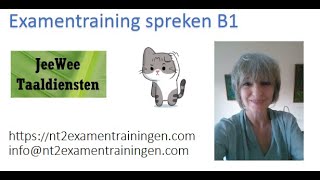 Oefenvideo Staatsexamen spreken B1