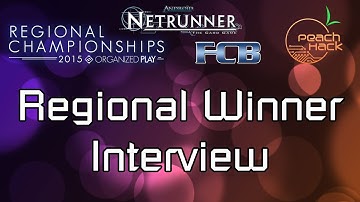 PeachHack Netrunner - Regionals Winner Interview - Atlanta Regionals 2015