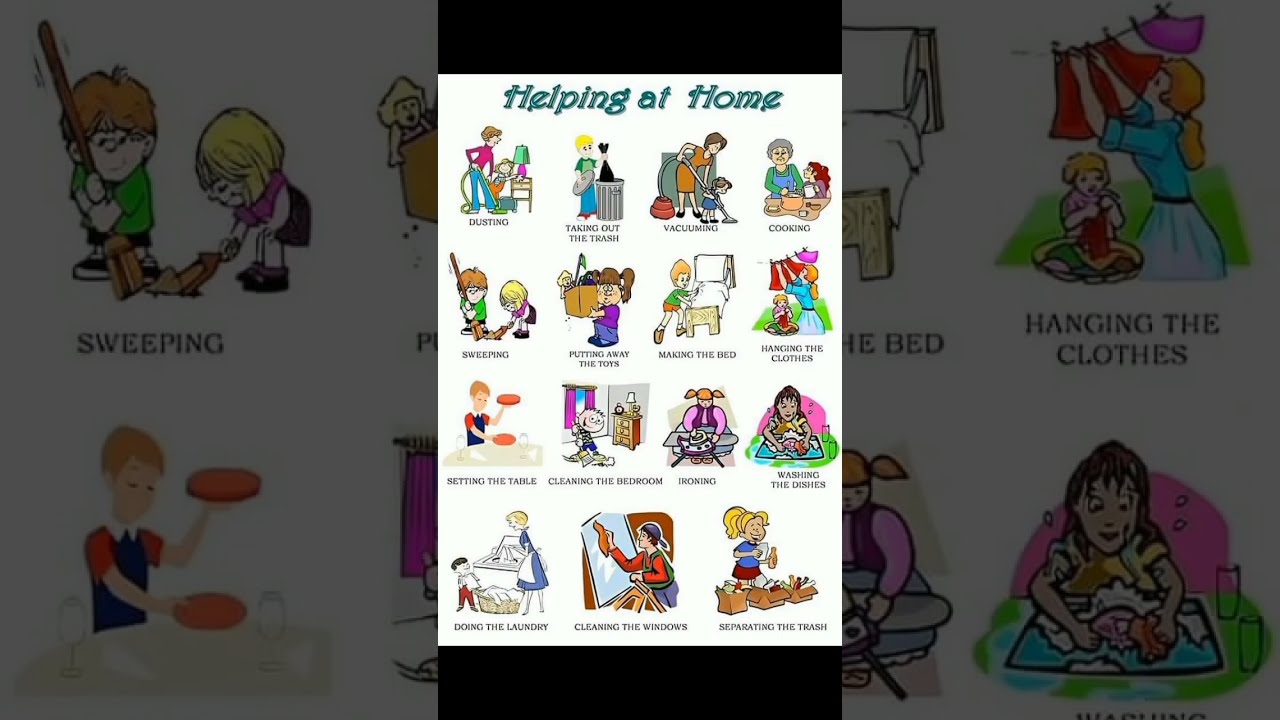 Mastering Daily English Verbs Essential Household Chores Explained 