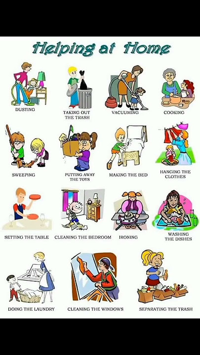 Menguasai Kata Kerja Bahasa Inggris Sehari-hari: Penjelasan Pekerjaan Rumah Tangga yang Penting!