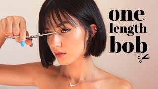 Cutting a Bob + Fringe ft. Ana Luisa Jewellery
