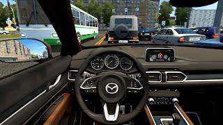 Mazda СХ 5 2.5 2017 - City Car Driving [Steering Wheel Game Play] screenshot 5