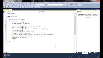 Chapter 2: C# Programming Tutorial - Variables!